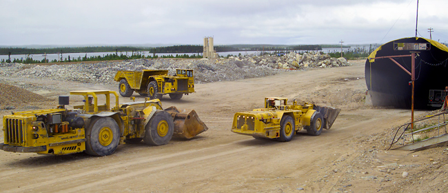 Eagle Point Mine at the Rabbit Lake Operation<br>Photo courtesy of Cameco Corporation