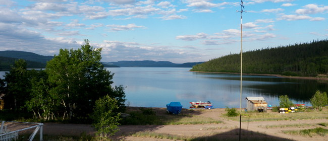 View from Camsell Portage<br>Photo courtesy of CanNorth